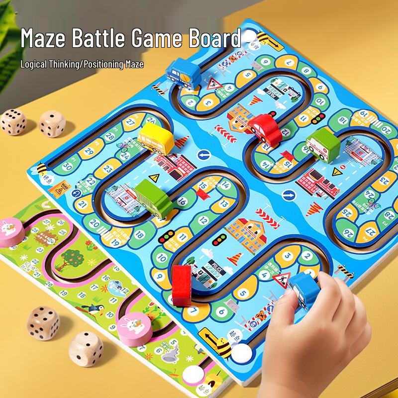 Maze Battle Chess: Children s Logic & Concentration Training Toy for Parent-Child Interaction
Maze Battle Chess: Children s Logic & Concentration Training Toy for Parent-Child Interaction