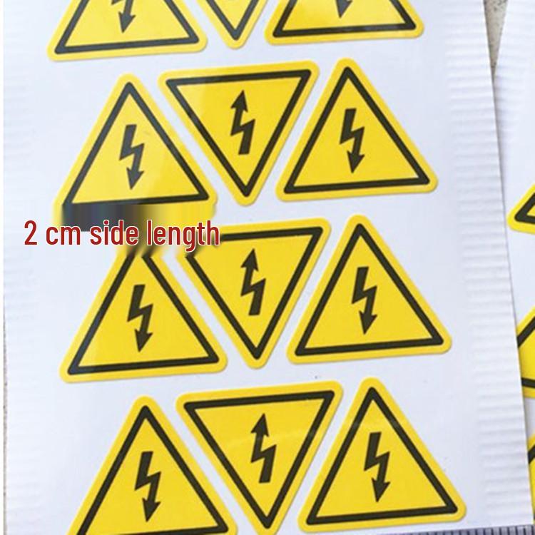 Самоклеящаяся ПВХ предупреждающая наклейка: Высокое напряжение, Опасность поражения электрическим током, Осторожно высокая температура
Самоклеящаяся ПВХ предупреждающая наклейка: Высокое напряжение, Опасность поражения электрическим током, Осторожно высокая температура