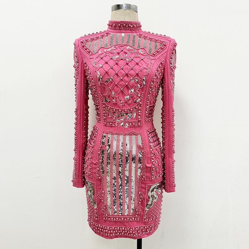 High Street Fashion 2026 Spring Rhinestone & Sequin Stretch Tight-Fitting Dress - Small Formal Double Extra Large рожевий
High Street Fashion 2026 Spring Rhinestone & Sequin Stretch Tight-Fitting Dress - Small Formal Double Extra Large рожевий