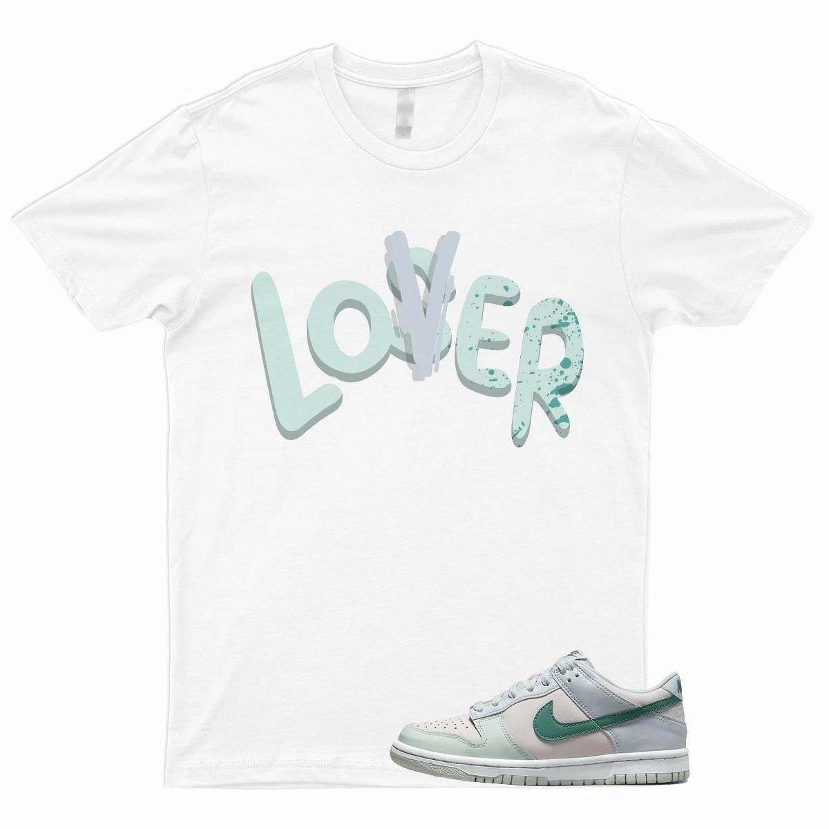 LOVER Shirt to Match Dunk Low Mineral Teal GS Football Grey Pearl Pink Easter 1 2XL
LOVER Shirt to Match Dunk Low Mineral Teal GS Football Grey Pearl Pink Easter 1 2XL