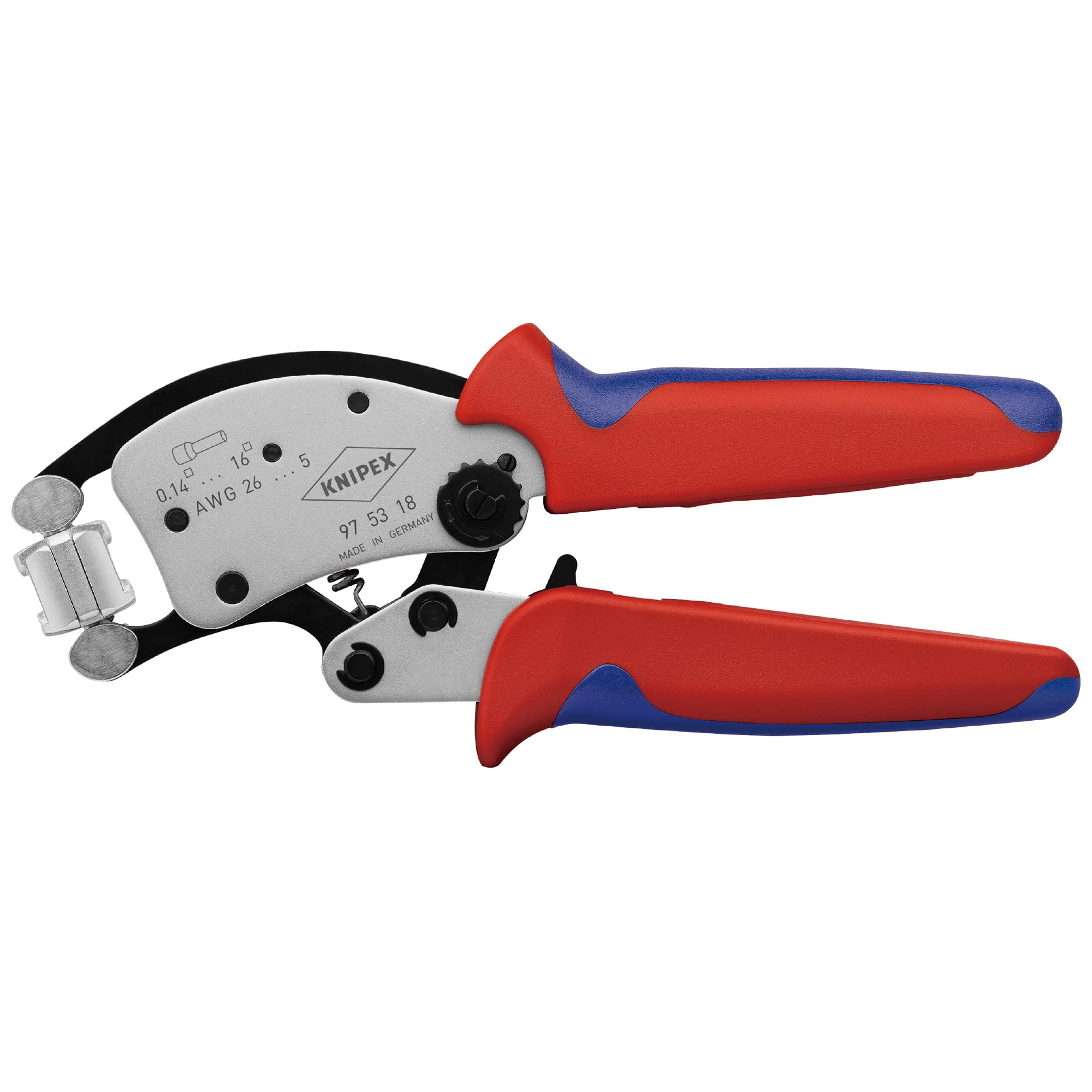 KNIPEX KNIPEX кліщі для обтискання кінців дротів 9753-18SB Multi-adjust 9753-18SB сірий колір
KNIPEX KNIPEX кліщі для обтискання кінців дротів 9753-18SB Multi-adjust 9753-18SB сірий колір