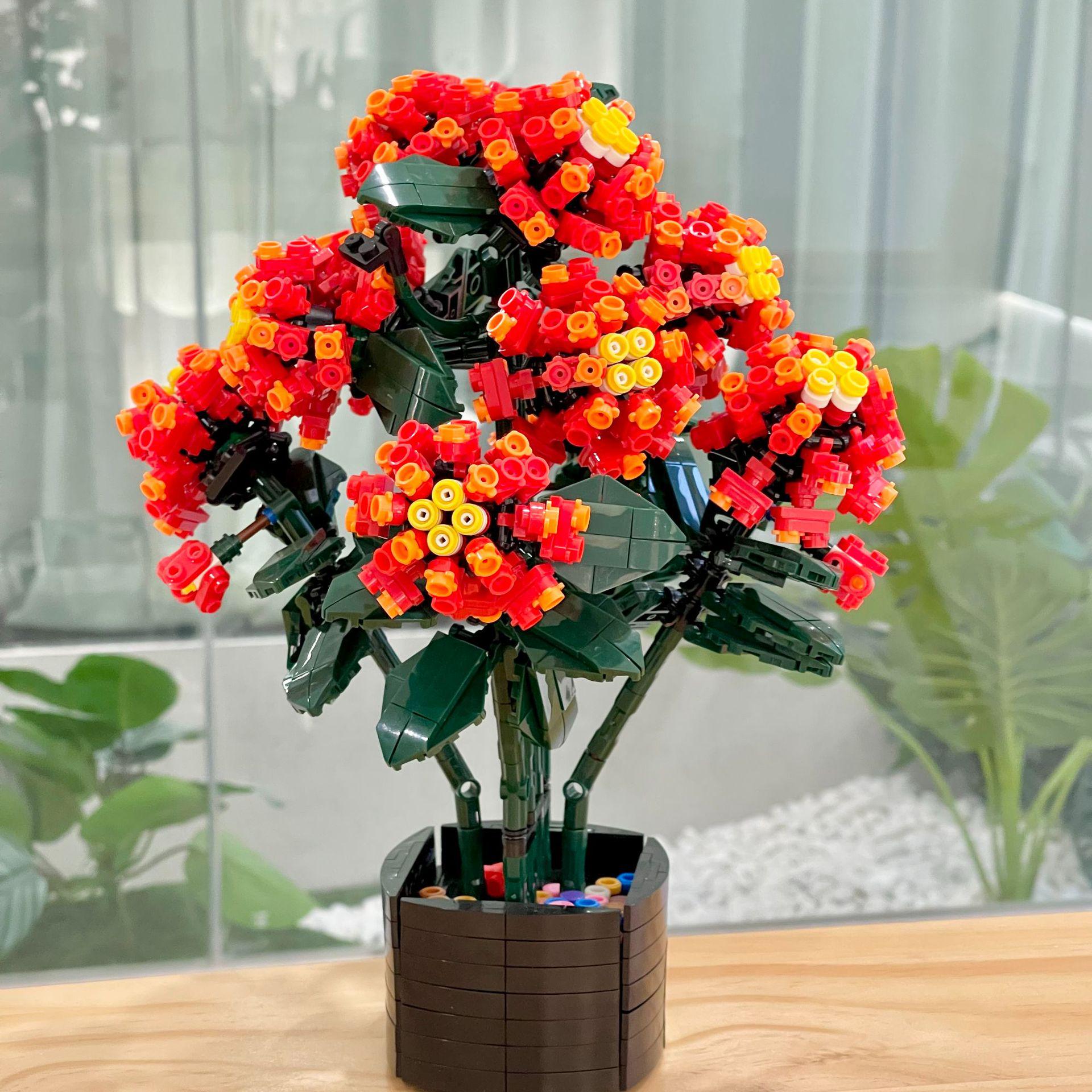 Cross-Border Educational Building Block Toys for Children - Compatible with Small Particles, Decorative Bouquet and Flower Simulations.
Cross-Border Educational Building Block Toys for Children - Compatible with Small Particles, Decorative Bouquet and Flower Simulations.
