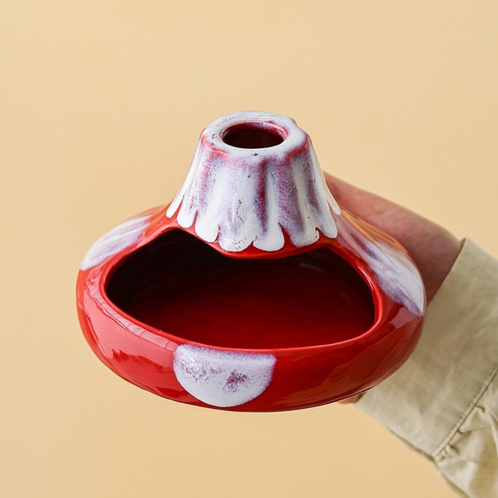 Portable Volcanic Shape Mosquito Incense Rack Ceramic Ceramic Incense Burner Desk Decoration червоний
Portable Volcanic Shape Mosquito Incense Rack Ceramic Ceramic Incense Burner Desk Decoration червоний