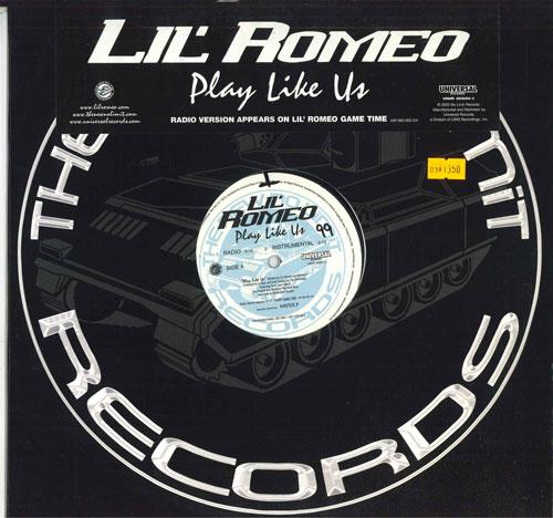 12inch Record LIL ROMEO - Play Like Us UNIR209201 Universal Recor 2003 US Rap & Hip-Hop/R&B Used
12inch Record LIL ROMEO - Play Like Us UNIR209201 Universal Recor 2003 US Rap & Hip-Hop/R&B Used