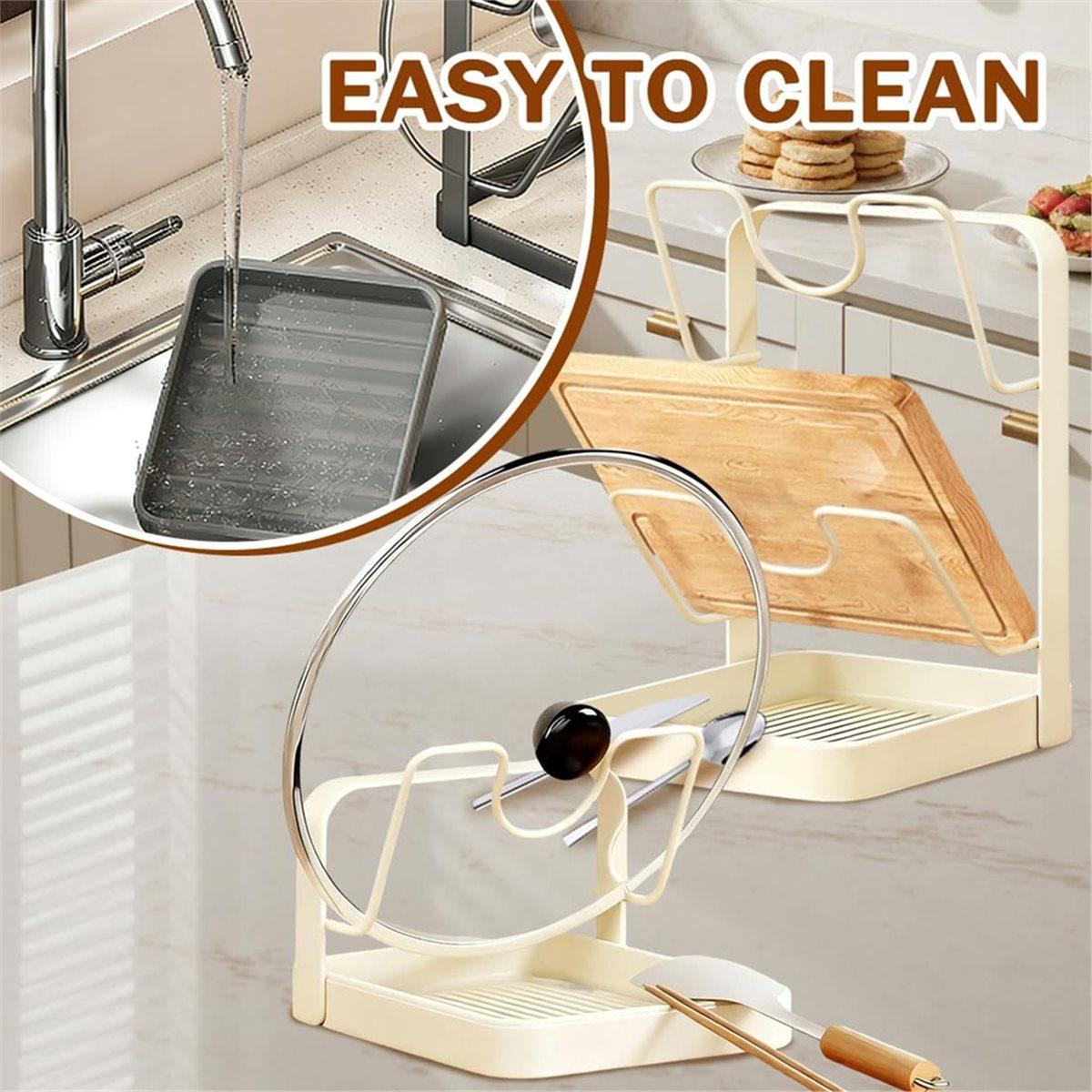 Kitchen Pot Lid Storage Rack, Pot Lid Holder While Cooking, Pot Lid Organizer Rack, Lid and Spoon Rest China Mainland
Kitchen Pot Lid Storage Rack, Pot Lid Holder While Cooking, Pot Lid Organizer Rack, Lid and Spoon Rest China Mainland
