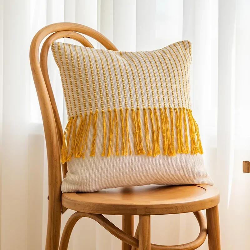 Linen Pilllow Cover with Tassels Soft Cushion Cover for Living Room Pillowcase Decorative Pillows Nordic Home Decor Cojines 45x45cm бежевый
Linen Pilllow Cover with Tassels Soft Cushion Cover for Living Room Pillowcase Decorative Pillows Nordic Home Decor Cojines 45x45cm бежевый