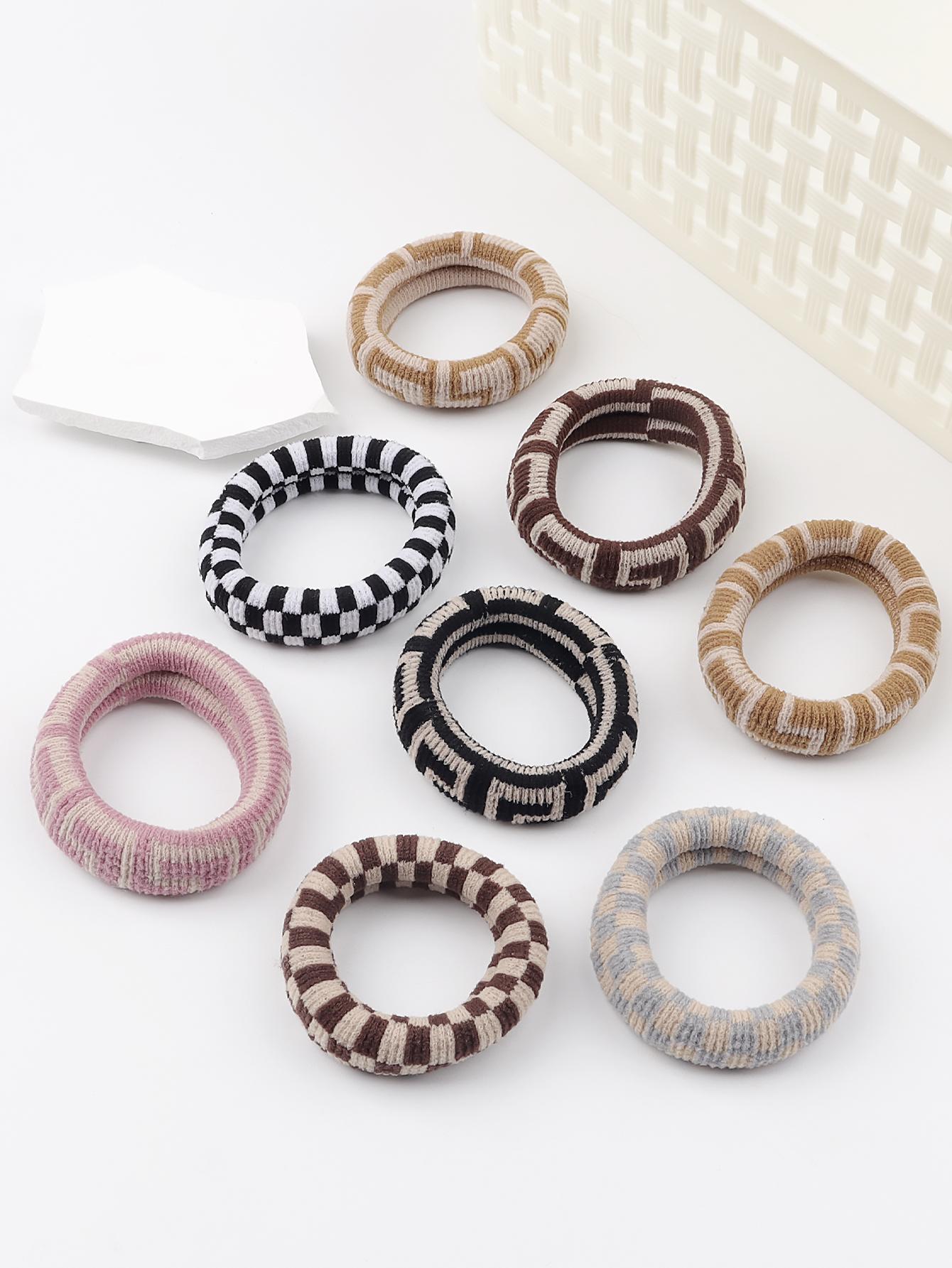 8pcs bold large towel print hair ring, high elasticity seam head rope ball head rubber band hair ornament Size fits all
8pcs bold large towel print hair ring, high elasticity seam head rope ball head rubber band hair ornament Size fits all