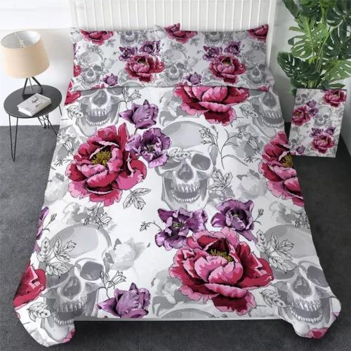 Flower Skul Soft Duvet Cover Beding Set Decoration Gift Suitable for Children Young Boys Young Girls Adult Peoples. Warm Soft Comfortable Breathable 100*200cm Single
Flower Skul Soft Duvet Cover Beding Set Decoration Gift Suitable for Children Young Boys Young Girls Adult Peoples. Warm Soft Comfortable Breathable 100*200cm Single