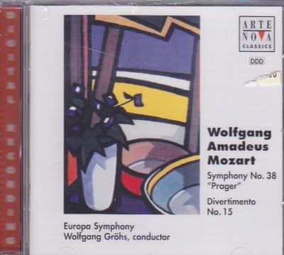 CD MOZART; GROHS - Mozart:Sym 38/Diverti 15 74321373172 Arte Nova Class 1996 Europe Classical Used
CD MOZART; GROHS - Mozart:Sym 38/Diverti 15 74321373172 Arte Nova Class 1996 Europe Classical Used