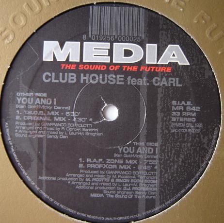 12inch Record CLUB HOUSE, CARL FANINI - You And I MR642 Media Records 1995 Italy Dance & Electronica Used
12inch Record CLUB HOUSE, CARL FANINI - You And I MR642 Media Records 1995 Italy Dance & Electronica Used