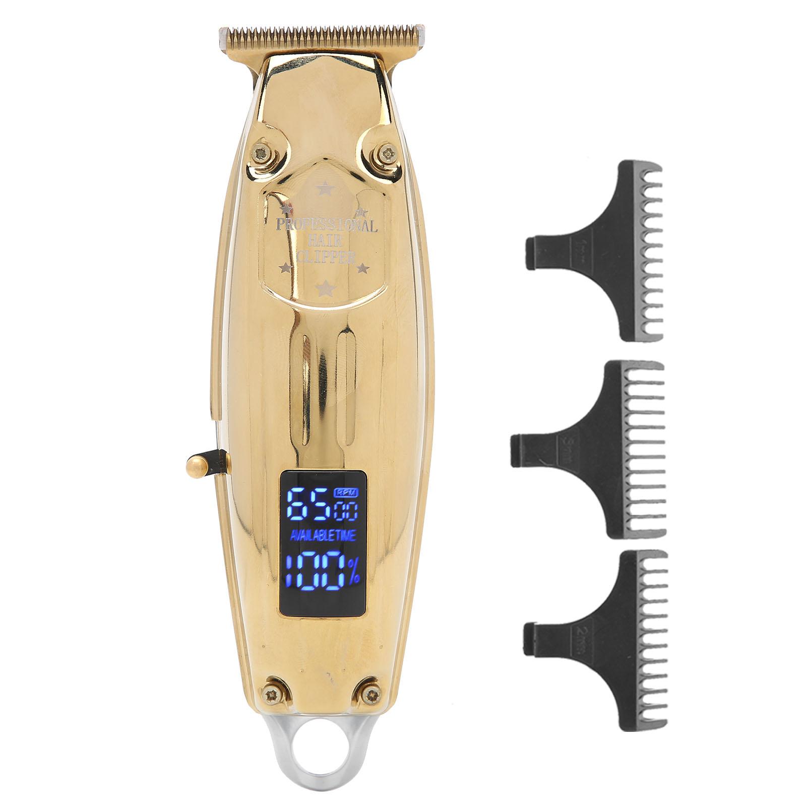 ЖК-дисплей электрическая машинка для стрижки волос высокой мощности золотой триммер для волос инструмент для укладки для мужчин серебристый золотой
ЖК-дисплей электрическая машинка для стрижки волос высокой мощности золотой триммер для волос инструмент для укладки для мужчин серебристый золотой