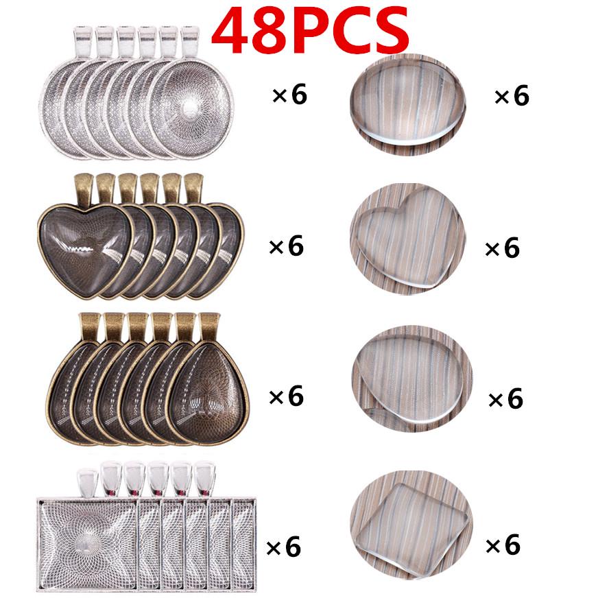 Mayitr 48pcs DIY Кулон Заготовки Безель Настройки Фото Ювелирные изделия Изготовление стекла Кабошон
Mayitr 48pcs DIY Кулон Заготовки Безель Настройки Фото Ювелирные изделия Изготовление стекла Кабошон