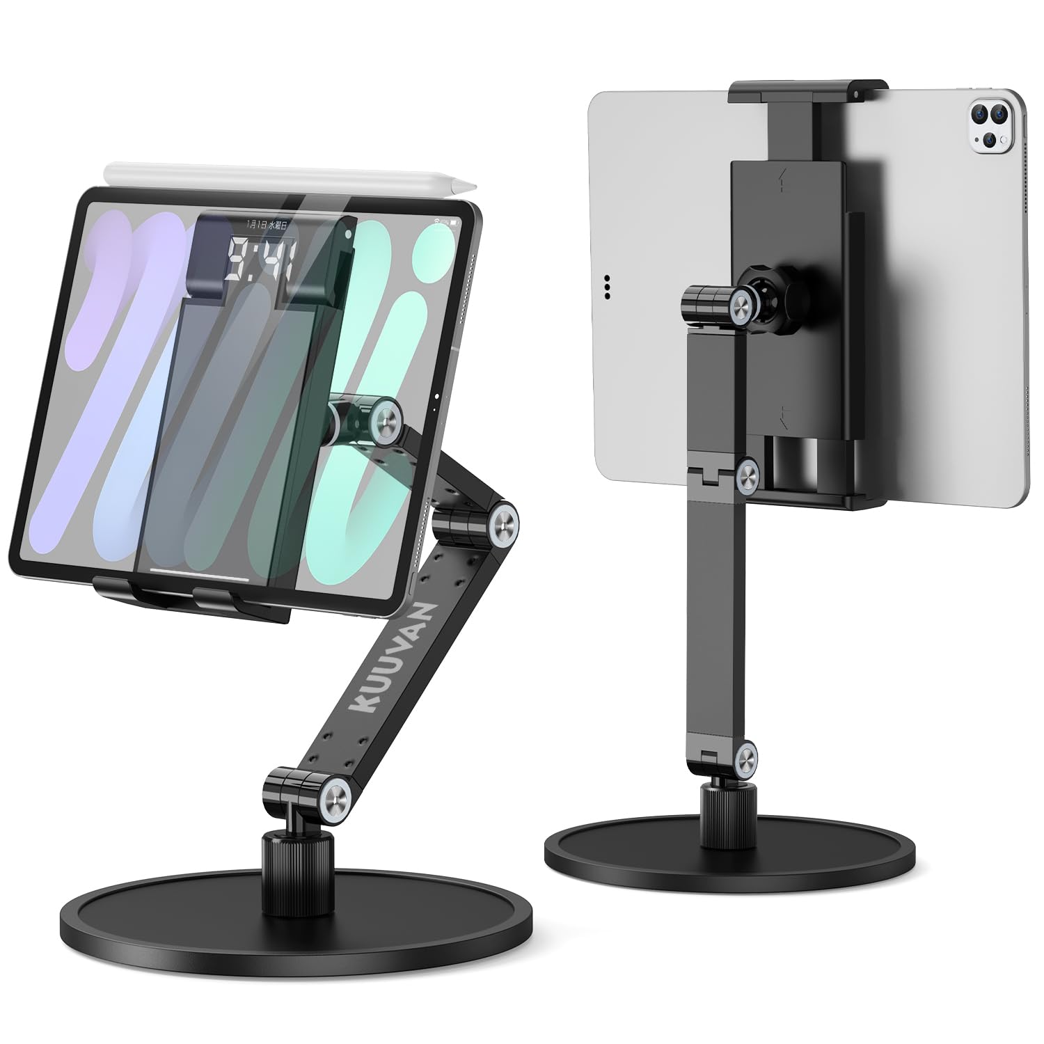 KUUVAN Tablet Tabletop iPad 360 Degree Compatible with Free Metal Compatible with Inch Mobile Monitors Stand, Arm, Stand, Rotation, Aluminum, 4-17.3
KUUVAN Tablet Tabletop iPad 360 Degree Compatible with Free Metal Compatible with Inch Mobile Monitors Stand, Arm, Stand, Rotation, Aluminum, 4-17.3