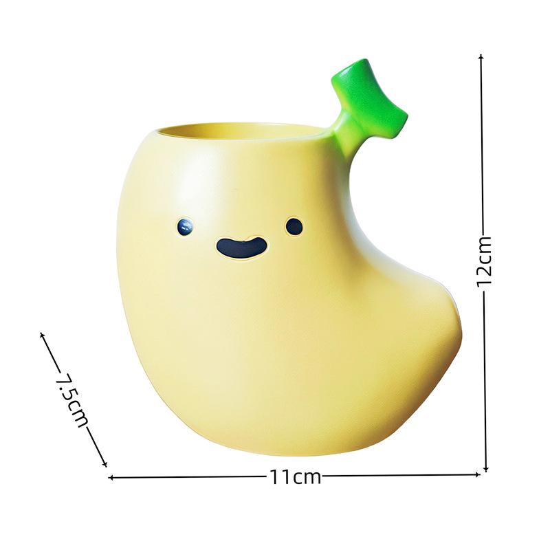 Creative Cute Banana Friend Pen Holder & Makeup Brush Storage - Green Resin Craft Ornament 11 x 7.5 x 12 cm
Creative Cute Banana Friend Pen Holder & Makeup Brush Storage - Green Resin Craft Ornament 11 x 7.5 x 12 cm