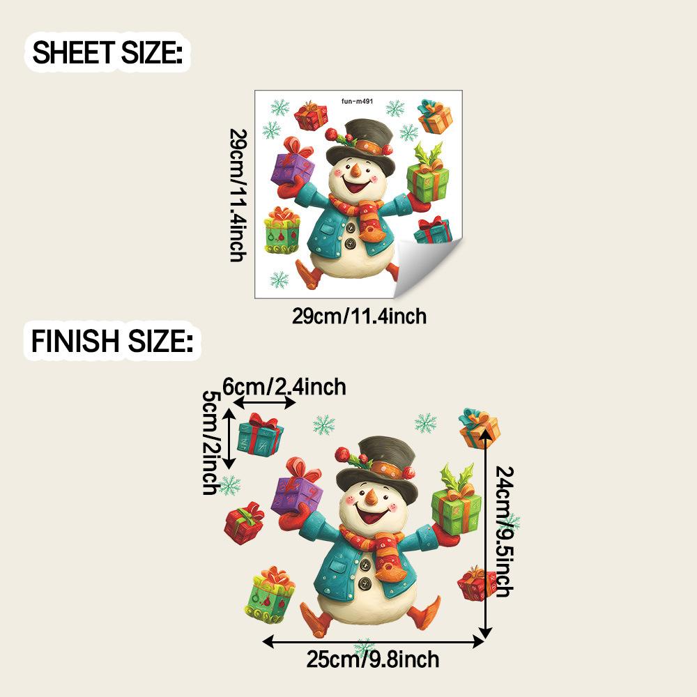 Забавный стикер для украшения ванной комнаты и туалета в виде снеговика для рождественских подарков
Забавный стикер для украшения ванной комнаты и туалета в виде снеговика для рождественских подарков