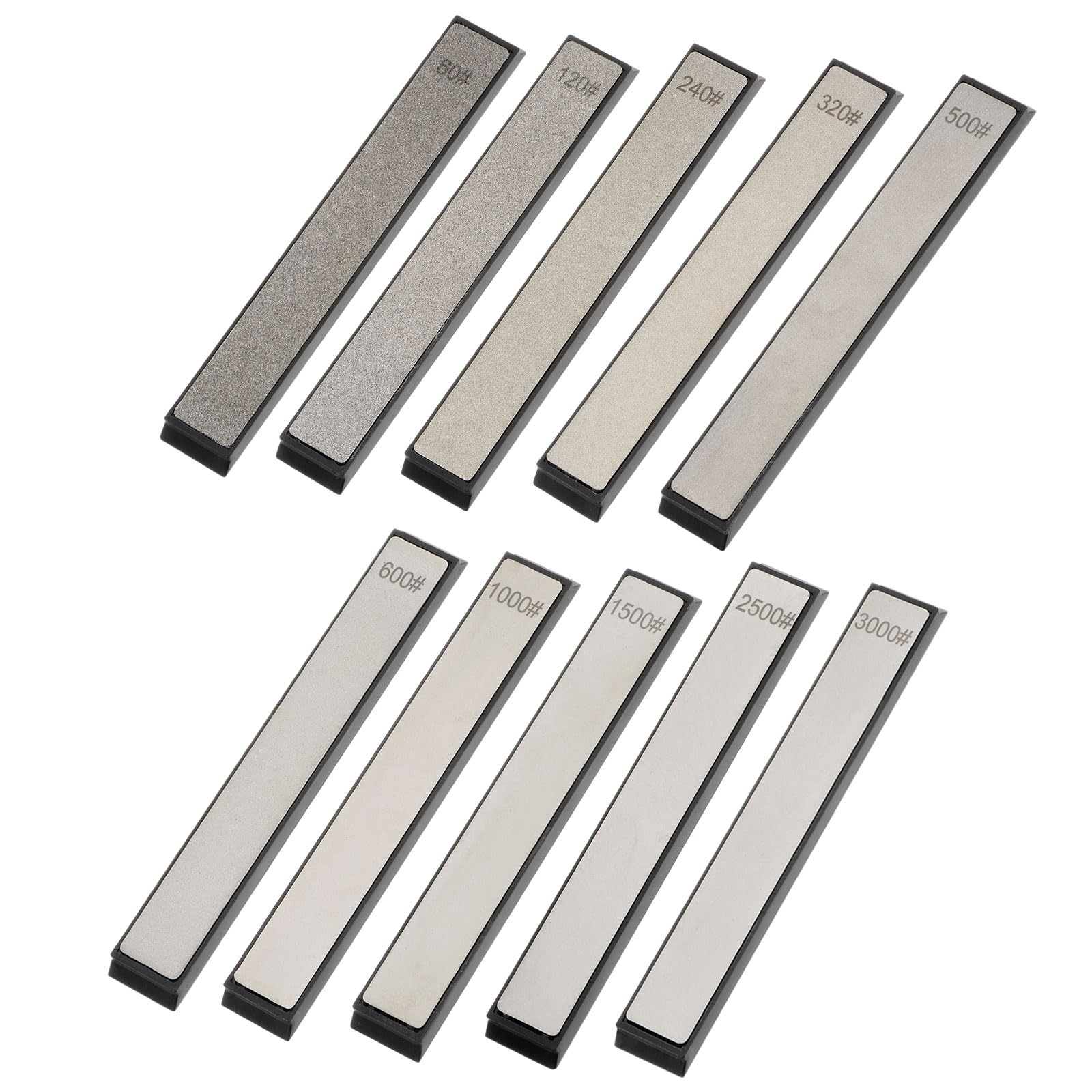 uxcell 10pcs Polishing Plate Set Grit Wrapping Plate Sharpener Kit with Base 60/120/240/320/500/600/1000/1500/2500/3000 Non-Slip
uxcell 10pcs Polishing Plate Set Grit Wrapping Plate Sharpener Kit with Base 60/120/240/320/500/600/1000/1500/2500/3000 Non-Slip
