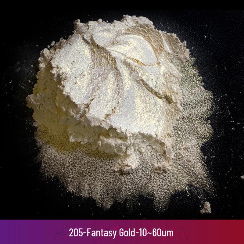 Slime Magic Перламутровый золотой слюдяной блеск-порошок для краски и пластика Pearlescent powder 205 fantasy gold/600 mesh
Slime Magic Перламутровый золотой слюдяной блеск-порошок для краски и пластика Pearlescent powder 205 fantasy gold/600 mesh