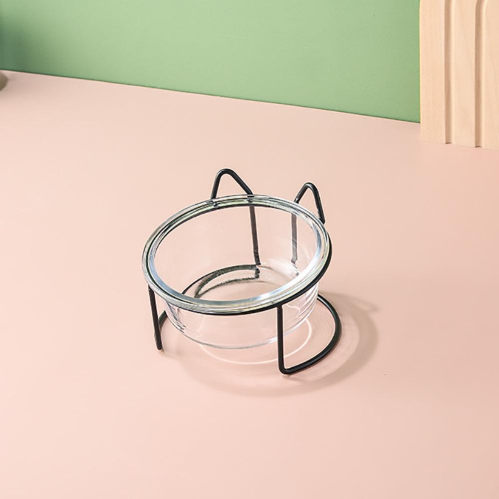 400ml Double Glass Bowl Glass Cat Dog Bowl with Iron Frame Gold Stand Puppy Food Bowl Raised Water Feeder Bowl Cat and Dog
400ml Double Glass Bowl Glass Cat Dog Bowl with Iron Frame Gold Stand Puppy Food Bowl Raised Water Feeder Bowl Cat and Dog