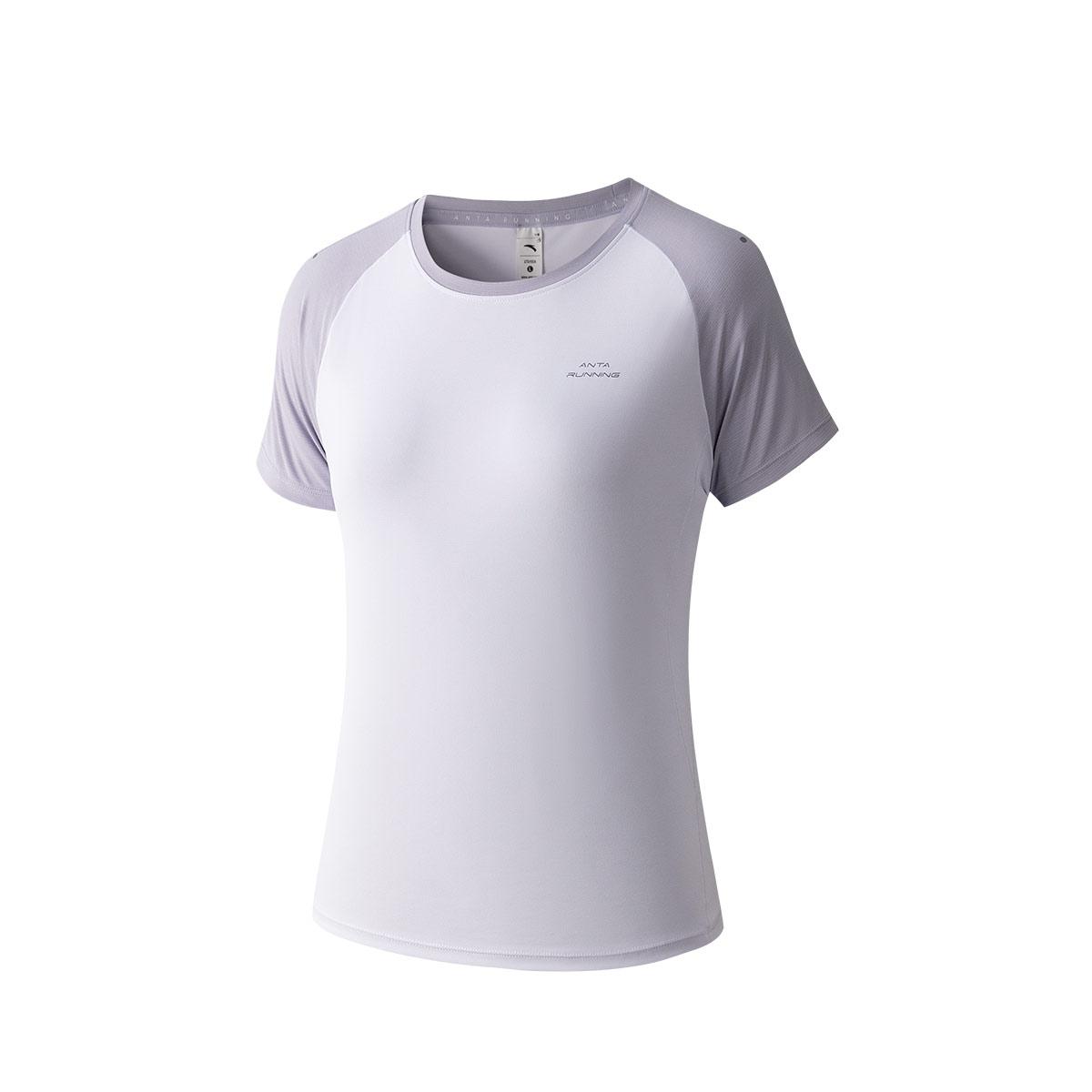 Anta Comfortable Short Sleeve Knitted Sports T-Shirt Women tops Pure-White Light-Purple-Gray 162535108-3 M
Anta Comfortable Short Sleeve Knitted Sports T-Shirt Women tops Pure-White Light-Purple-Gray 162535108-3 M