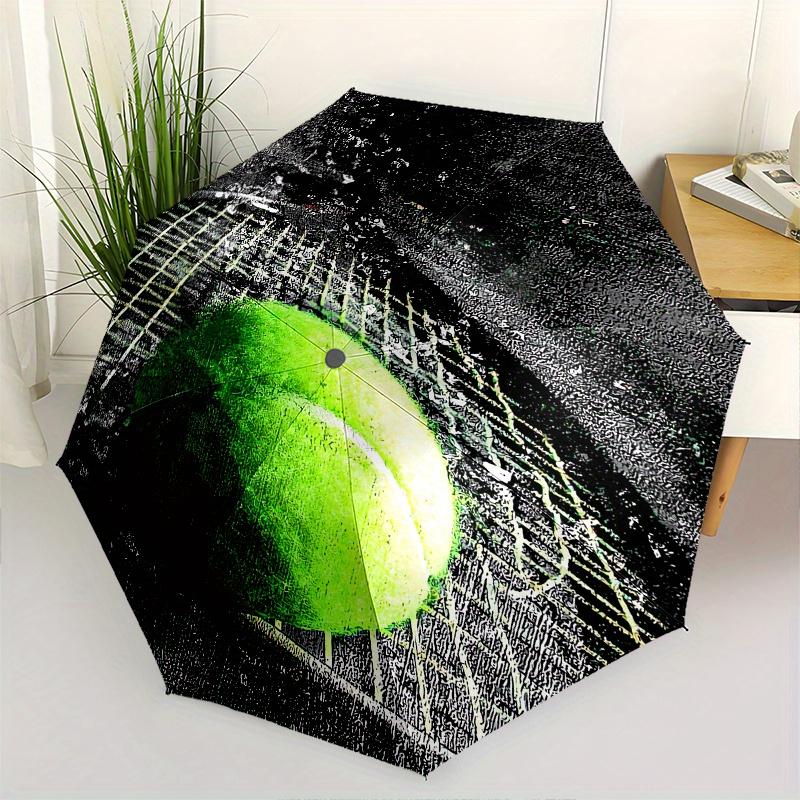 Tennis Ball Theme 8 Bone Hand Automatic Folding Fashion umbrella, Compact and Portable Design, A Perfect Gift for Birthday, Christmas or Bus
Tennis Ball Theme 8 Bone Hand Automatic Folding Fashion umbrella, Compact and Portable Design, A Perfect Gift for Birthday, Christmas or Bus