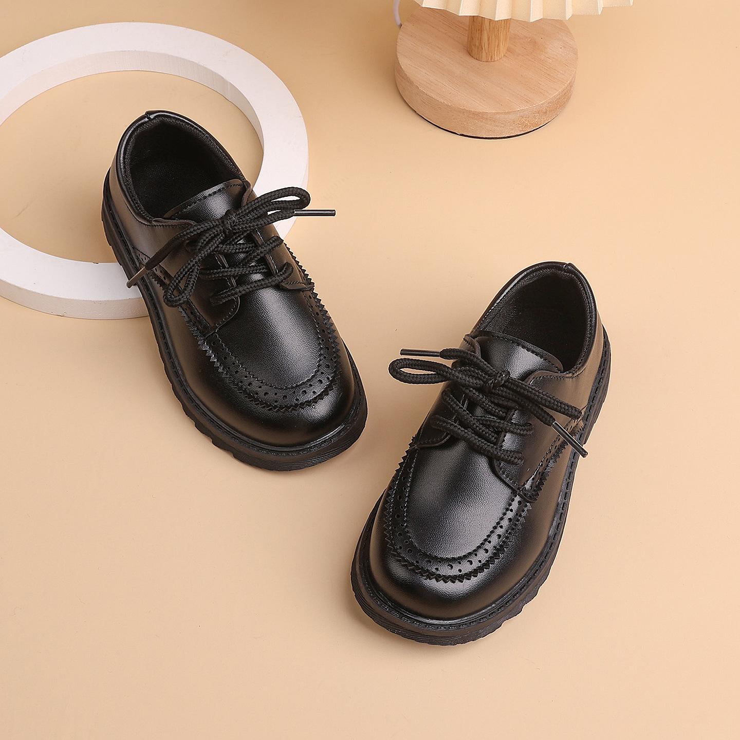 Boys shoes, new spring and autumn model, British style, black soft-soled children s leather shoes, suitable for primary school students to wear for 21-25Order five pairs of
Boys shoes, new spring and autumn model, British style, black soft-soled children s leather shoes, suitable for primary school students to wear for 21-25Order five pairs of