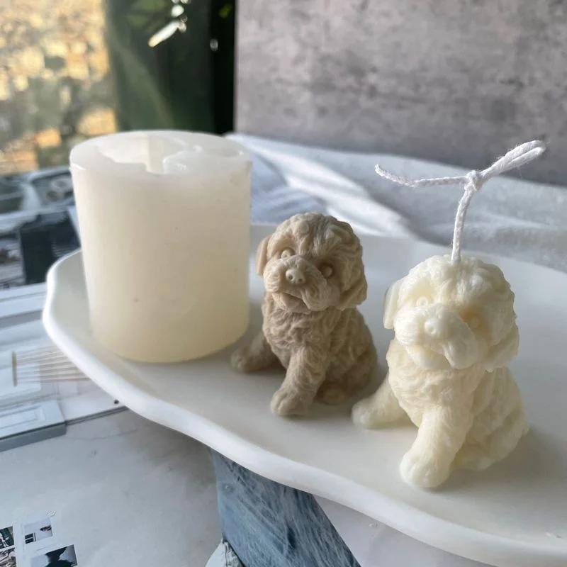 3D Teddy Puppy Candle Silicone DIY Dog Wax Candle Mold Making Soap Resin Mold Christmas Gift Craft Supplies Home Decor
3D Teddy Puppy Candle Silicone DIY Dog Wax Candle Mold Making Soap Resin Mold Christmas Gift Craft Supplies Home Decor