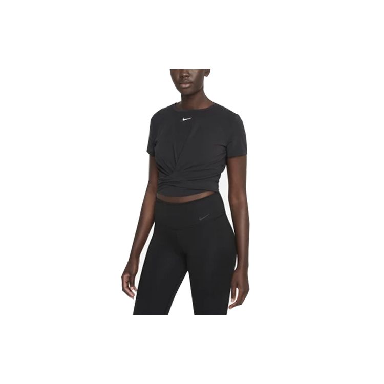 Nike Однотонная плиссированная спортивная футболка с круглым вырезом, женские топы, черный цвет DD4921-010 S
Nike Однотонная плиссированная спортивная футболка с круглым вырезом, женские топы, черный цвет DD4921-010 S