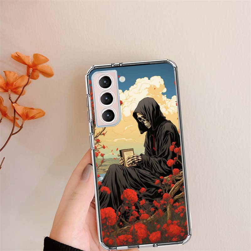 Grim Reaper Skull Skeleton Clear Phone Cases for Samsung S26 Ultra Galaxy S25 Edge S24 S23 FE S21 Plus S20 S22 S10 Cover Pattern Samsung S10 PLUS
Grim Reaper Skull Skeleton Clear Phone Cases for Samsung S26 Ultra Galaxy S25 Edge S24 S23 FE S21 Plus S20 S22 S10 Cover Pattern Samsung S10 PLUS
