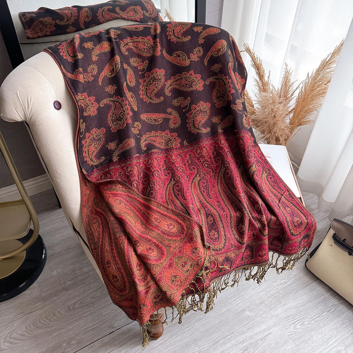 Autumn and Winter Printed Cashew Scarf Air Conditioner Shawl Scarf Imitation Cashmere Warm Fashion Elegant Long Scarf Women 195*70CM
Autumn and Winter Printed Cashew Scarf Air Conditioner Shawl Scarf Imitation Cashmere Warm Fashion Elegant Long Scarf Women 195*70CM