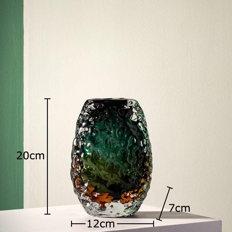 Wrinkled Ice Texture Glass Vase Table Decoration Flower Arrangement Creative Hydroponics Flowers Vases Room Aesthetic Decor
Wrinkled Ice Texture Glass Vase Table Decoration Flower Arrangement Creative Hydroponics Flowers Vases Room Aesthetic Decor