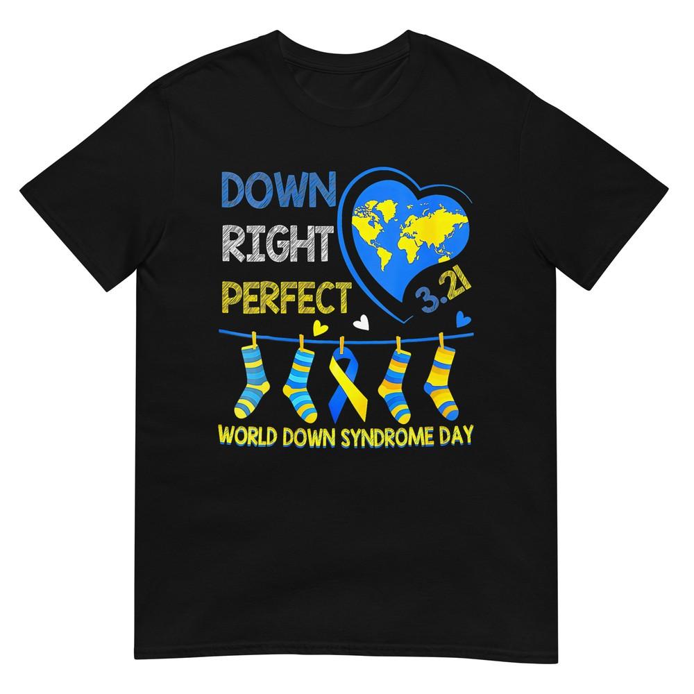 Down Right Perfect World Down Syndrome Awareness Day 2025 T-Shirt 2XL
Down Right Perfect World Down Syndrome Awareness Day 2025 T-Shirt 2XL
