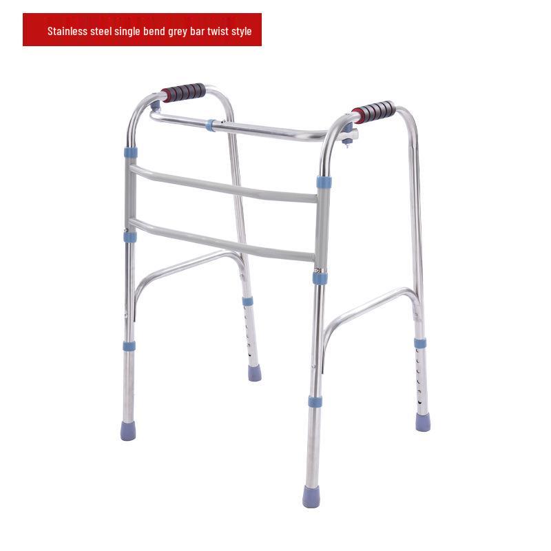 Роллатор из нержавеющей стали с сиденьем и колесами - Рама для реабилитационной поддержки
Роллатор из нержавеющей стали с сиденьем и колесами - Рама для реабилитационной поддержки