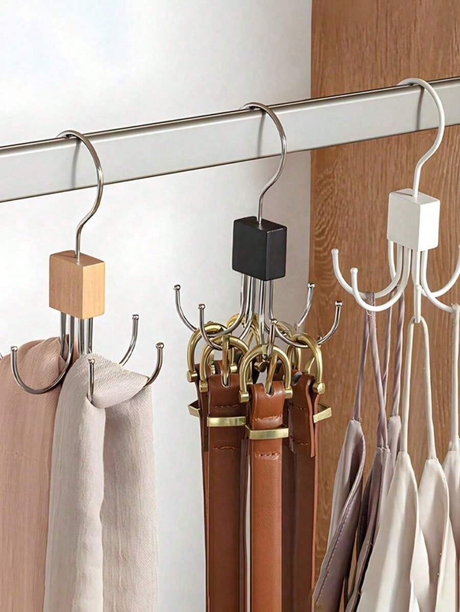 360° Rotatable Belt Hanger Closet Organizer Space Saving Metal Hooks For Belts Ties Scarves
360° Rotatable Belt Hanger Closet Organizer Space Saving Metal Hooks For Belts Ties Scarves