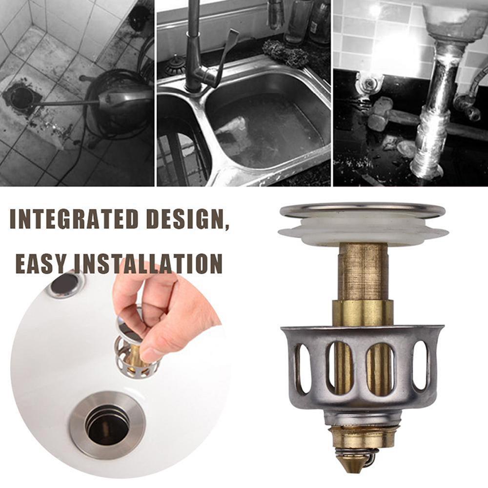 Kitchen Wash Basin Bathroom Accessory Drain Stopper Bounce Drain Filter Water Stopper Sink Strainer срібний
Kitchen Wash Basin Bathroom Accessory Drain Stopper Bounce Drain Filter Water Stopper Sink Strainer срібний