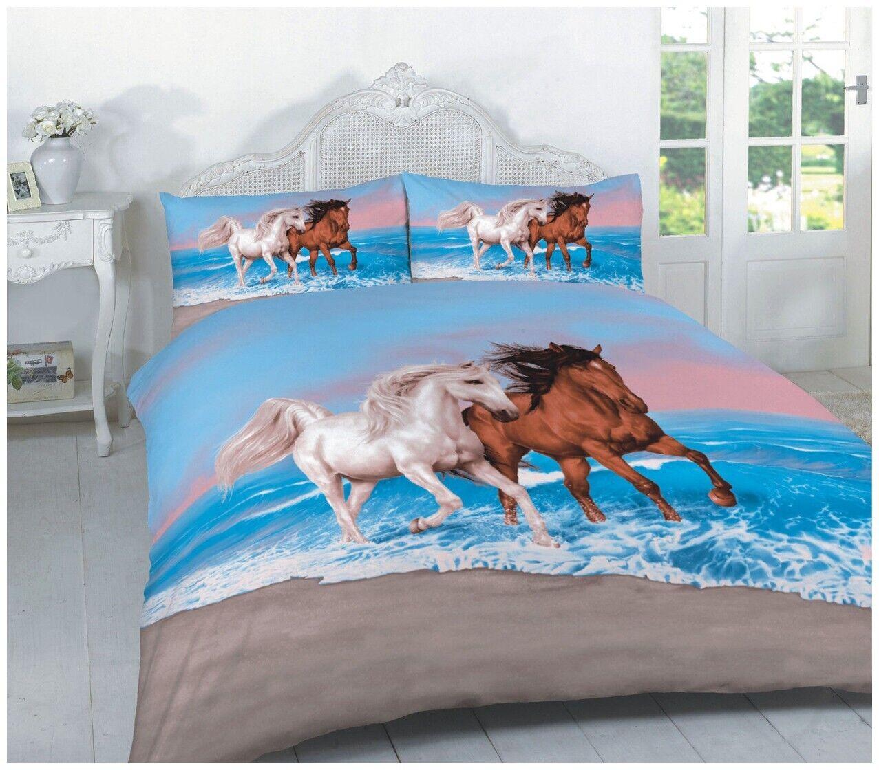Animal Print Horses 3D Effect Duvet Cover Double King Multi Grey Bedding Set Single
Animal Print Horses 3D Effect Duvet Cover Double King Multi Grey Bedding Set Single