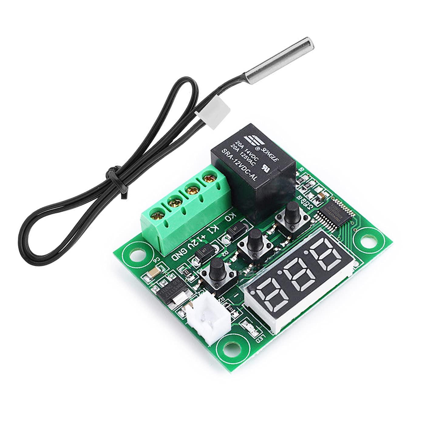W1209 with Case 12V DC Digital Temperature Controller Board Micro Digital Thermostat Electronic Temperature Temp Control Module
W1209 with Case 12V DC Digital Temperature Controller Board Micro Digital Thermostat Electronic Temperature Temp Control Module