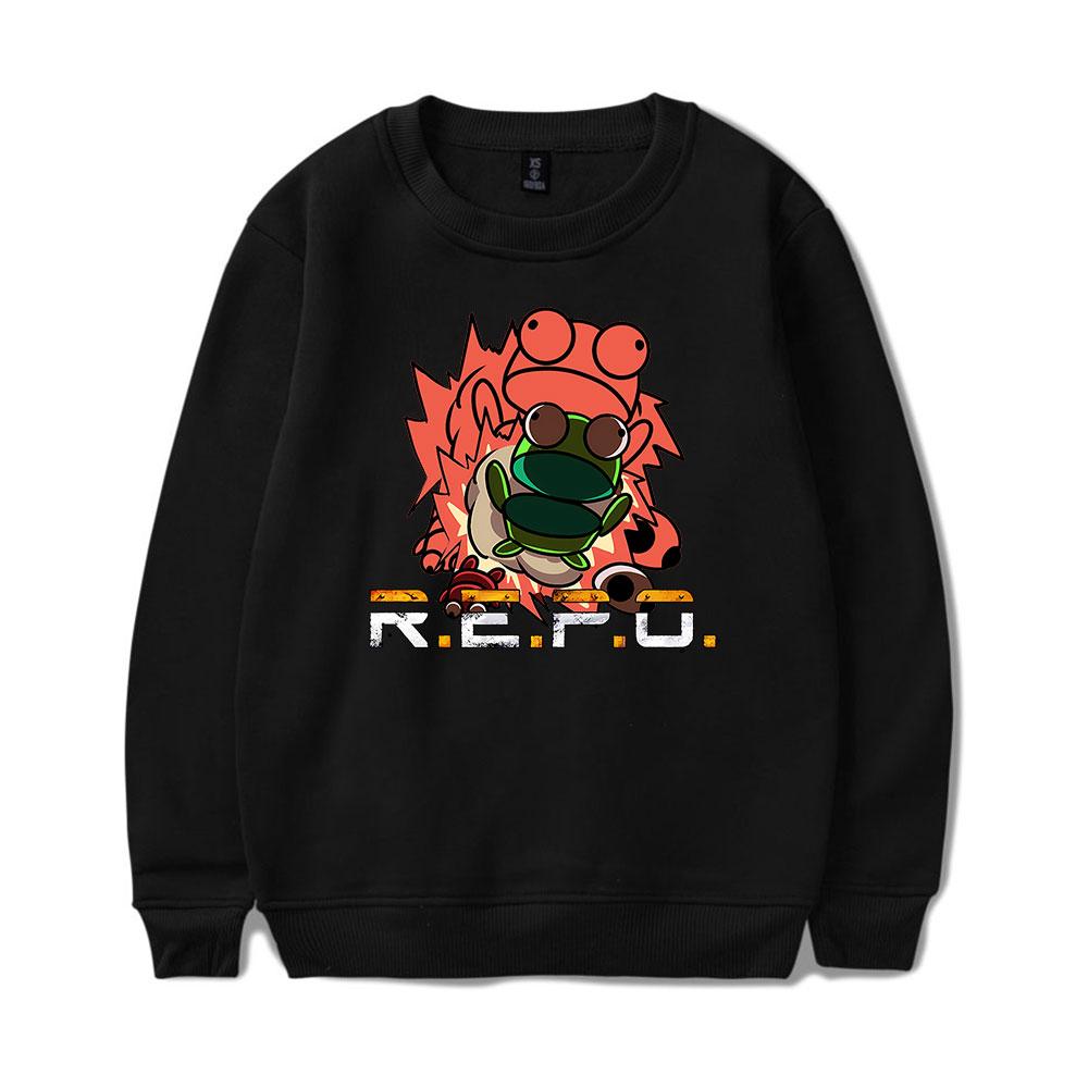 REPO Круглый ворот свитера для мужчин/женщин Harajuku Hoodie Streetwear Толстовки Модные топы Повседневная подростковая одежда XS чёрный
REPO Круглый ворот свитера для мужчин/женщин Harajuku Hoodie Streetwear Толстовки Модные топы Повседневная подростковая одежда XS чёрный