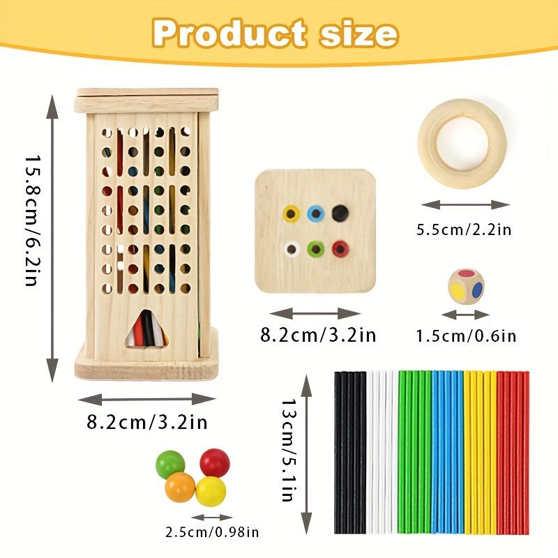 Tall Tower Builder3-in-1 Wooden Stacking Tower Game | Educational Puzzle Play for Toddlers & Kids | Fine Motor Skills, Logic & Problem Solving|Ages3-6 3-in-1 Pulling Stick Game
Tall Tower Builder3-in-1 Wooden Stacking Tower Game | Educational Puzzle Play for Toddlers & Kids | Fine Motor Skills, Logic & Problem Solving|Ages3-6 3-in-1 Pulling Stick Game