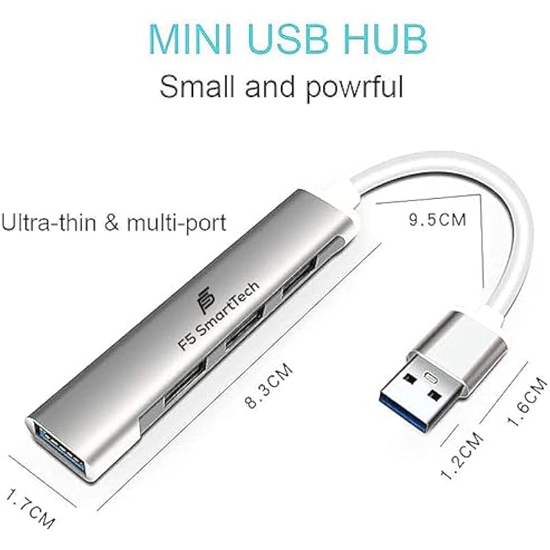 F5 SmartTech 4 in 1 Type A 3.0 4 Port серебряный
F5 SmartTech 4 in 1 Type A 3.0 4 Port серебряный