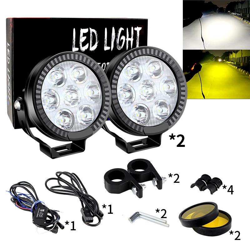 1Set Front Fog Light Dual Color For BMW F800S F 800 S 2006-2011 Universal Motorcycle LED Auxiliary Spotlight 6000K Headlight
1Set Front Fog Light Dual Color For BMW F800S F 800 S 2006-2011 Universal Motorcycle LED Auxiliary Spotlight 6000K Headlight