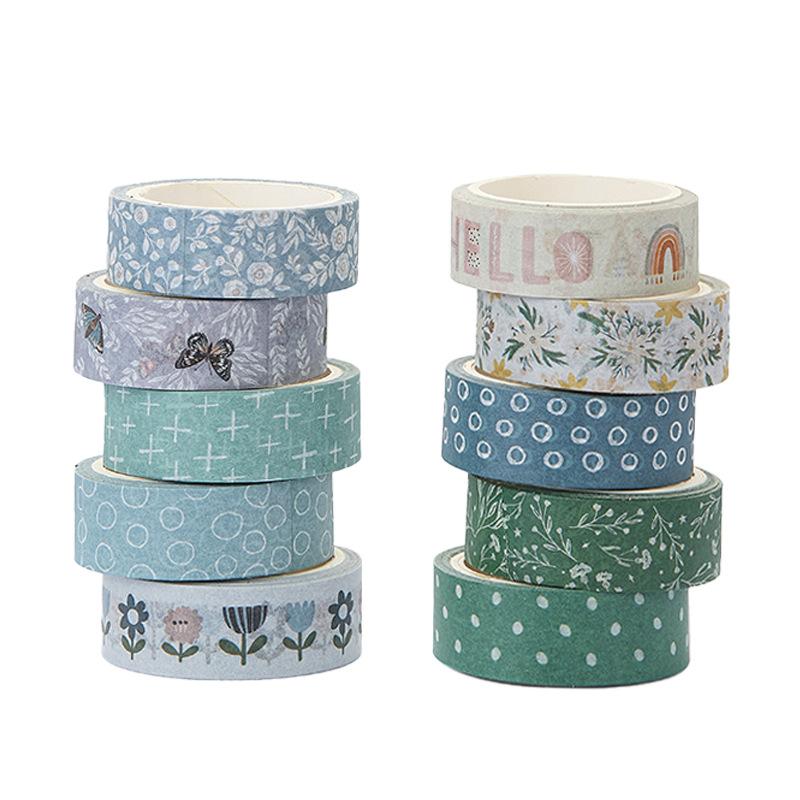 10-20 Rolls of Boho Style Paper Tape Stickers – Notebook Decoration, Craft Album, and Scrapbook Supplies
10-20 Rolls of Boho Style Paper Tape Stickers – Notebook Decoration, Craft Album, and Scrapbook Supplies