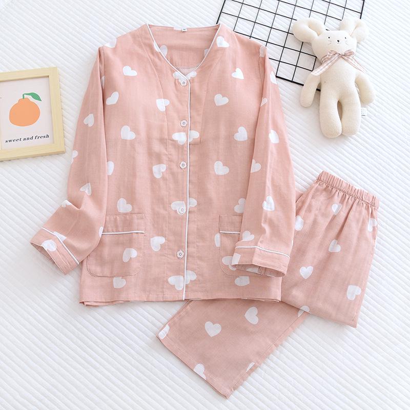Women s Cotton Gauze Long Sleeve Pajamas - Spring/Autumn 2022 Collection Extra Large
Women s Cotton Gauze Long Sleeve Pajamas - Spring/Autumn 2022 Collection Extra Large