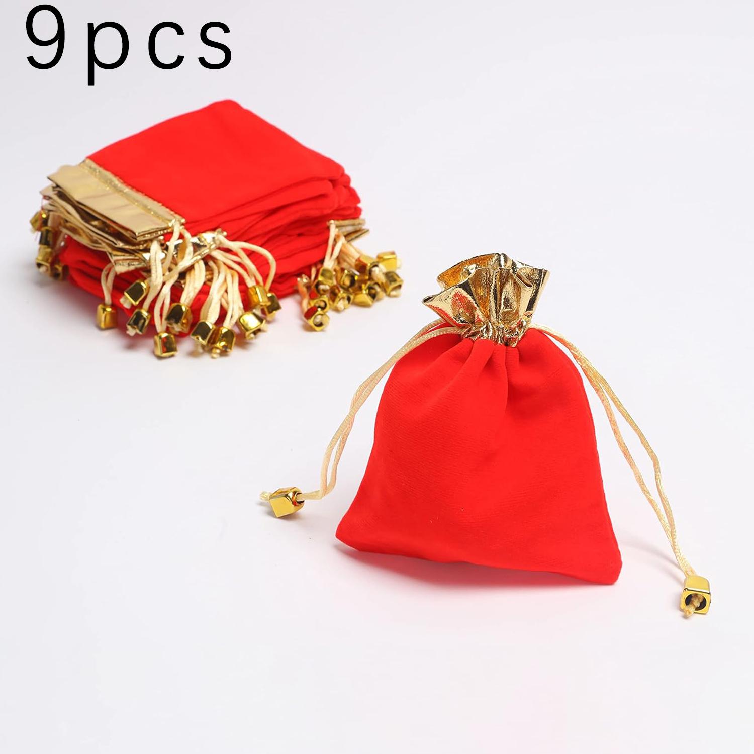 9/18/27pcs elegant red buttoned jewelry bags, 7x9cm, Christmas gifts, New Year gift drawstring, plush bags
9/18/27pcs elegant red buttoned jewelry bags, 7x9cm, Christmas gifts, New Year gift drawstring, plush bags