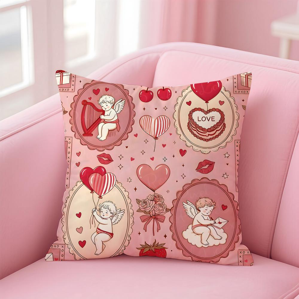 Retro Fashion romantic Cupid Love Cushion Cover Pillow Case Soft Skin Friendly Fabric Concealed Zipper 40X40cm
Retro Fashion romantic Cupid Love Cushion Cover Pillow Case Soft Skin Friendly Fabric Concealed Zipper 40X40cm