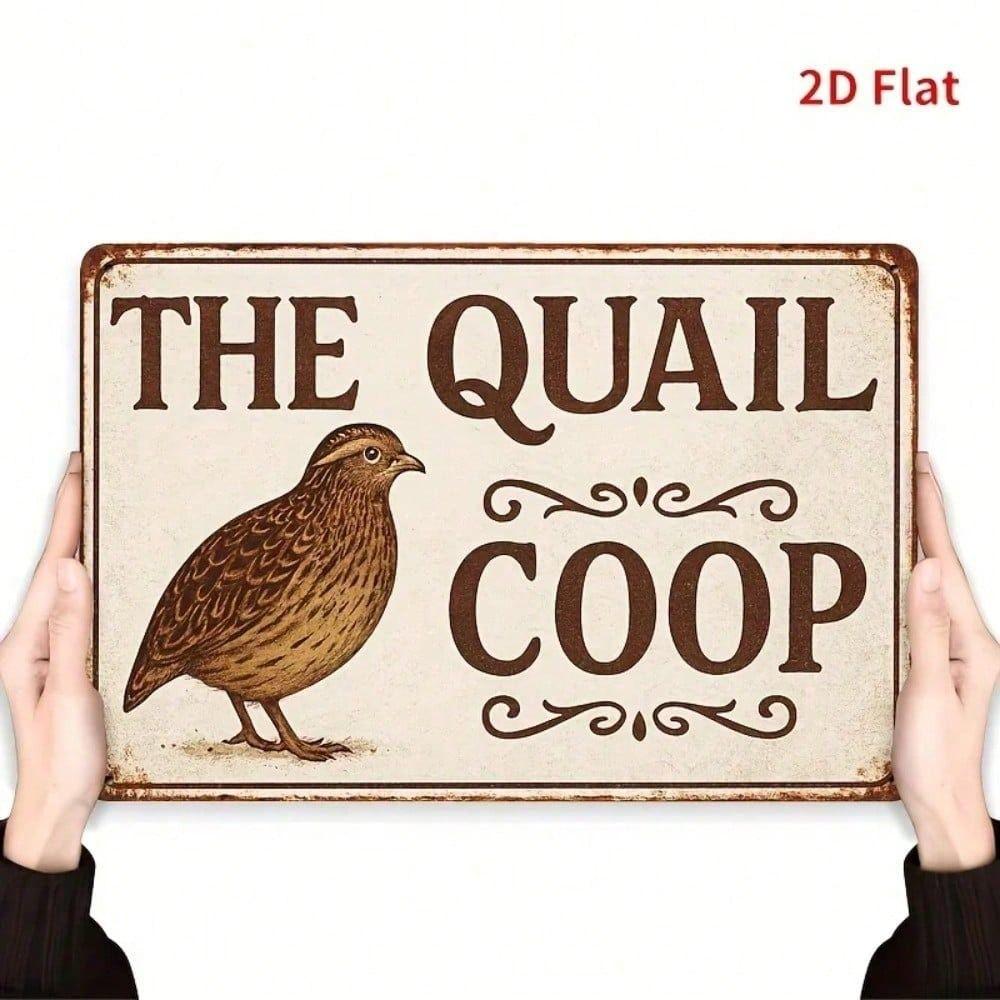 Metal Wall Art Vintage Farmhouse Quail Coop Sign, Living Room Decor
Metal Wall Art Vintage Farmhouse Quail Coop Sign, Living Room Decor