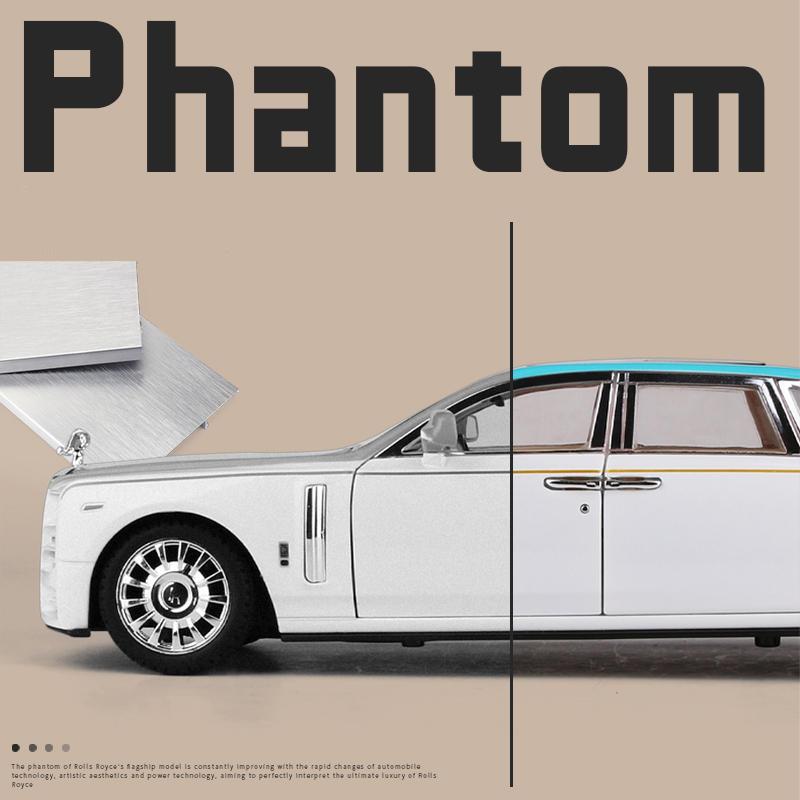 Car Model 1:22 Rolls Royce Phantom Alloy Diecast Toy Vehicles Metal Collection Simulation Sound Light Childrens Gift
Car Model 1:22 Rolls Royce Phantom Alloy Diecast Toy Vehicles Metal Collection Simulation Sound Light Childrens Gift