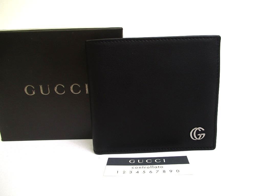 Authentic GUCCI Double G Black Soft Calf Leather Bifold Wallet Compact Wallet #a630 Refurbished
Authentic GUCCI Double G Black Soft Calf Leather Bifold Wallet Compact Wallet #a630 Refurbished