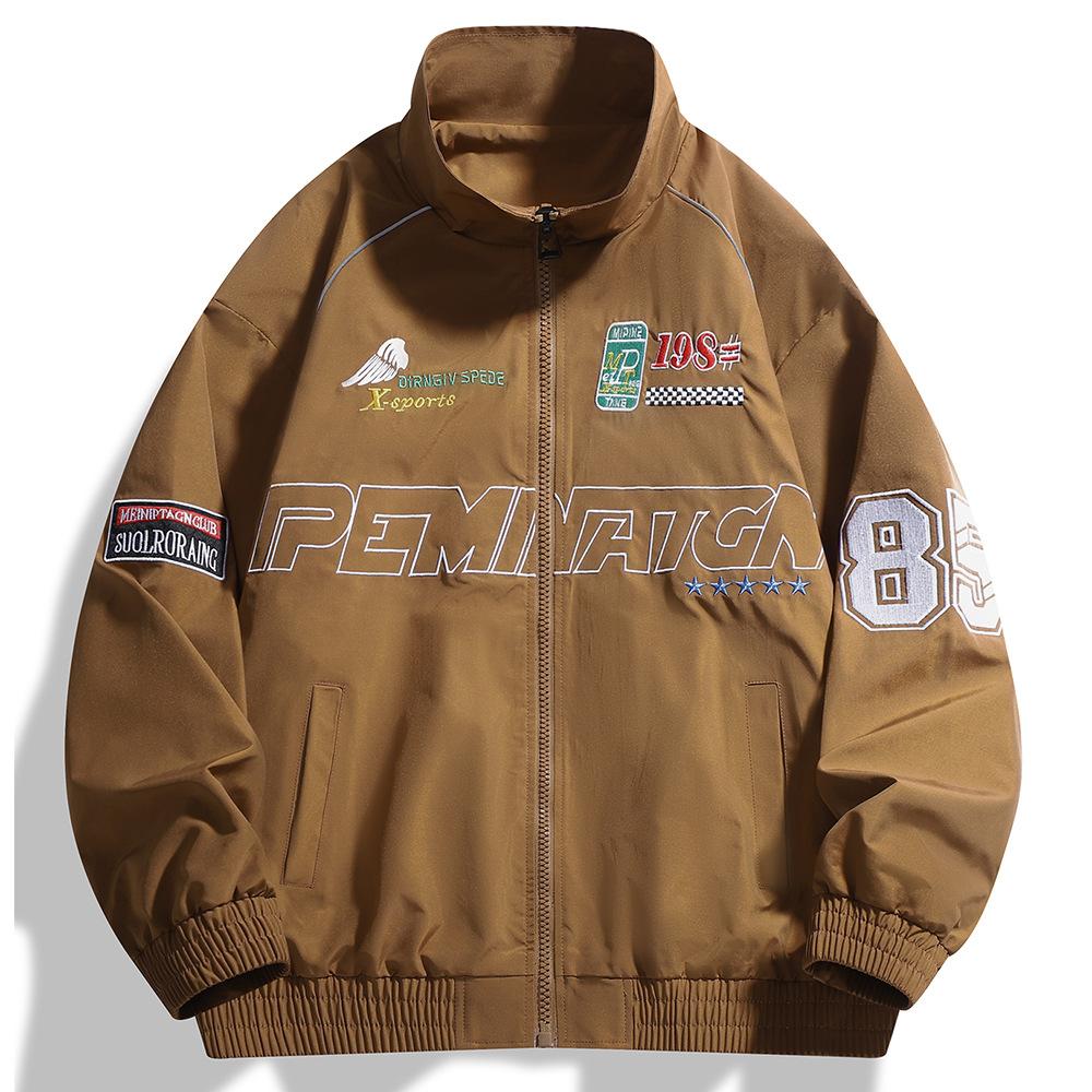 Куртка Подростковая Вышитая Повседневная Куртка Модная Стойка Воротник Топ Мужская Мужская XL темно-коричневого
Куртка Подростковая Вышитая Повседневная Куртка Модная Стойка Воротник Топ Мужская Мужская XL темно-коричневого