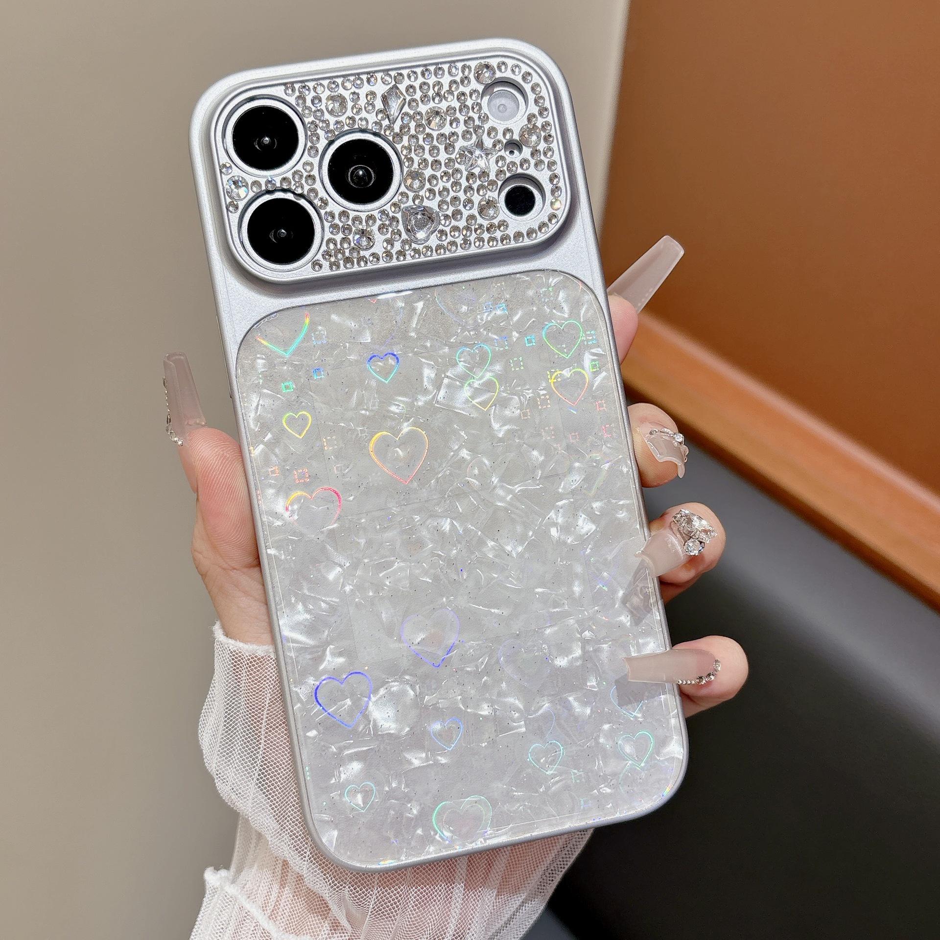 Hello Kitty Shell Pattern Mirror Phone Case for iPhone 17/16 Pro Max & Apple 15/14 with Rhinestone Protection iPhone 17 Pro
Hello Kitty Shell Pattern Mirror Phone Case for iPhone 17/16 Pro Max & Apple 15/14 with Rhinestone Protection iPhone 17 Pro