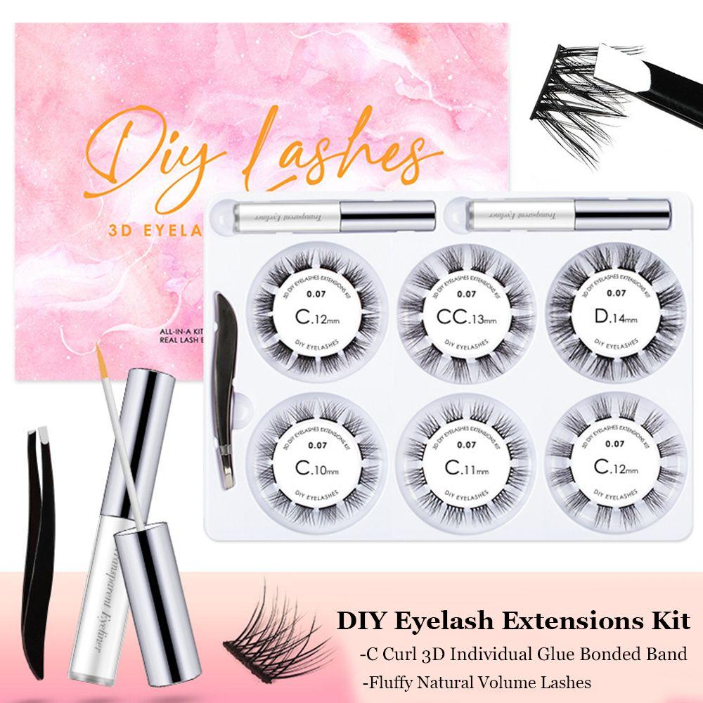 Fluffy Wispy C Curl DIY Eyelash Extensions Kit Fluffy Natural 3D Individual Glue Bonded Band
Fluffy Wispy C Curl DIY Eyelash Extensions Kit Fluffy Natural 3D Individual Glue Bonded Band
